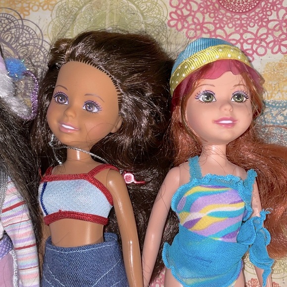 Mattel Barbie Vintage Wee 3 Friends Bundle of Six Dolls - Picture 9 of 9